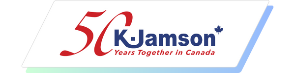 K. Jamson 50 Years Together in Canada Logo